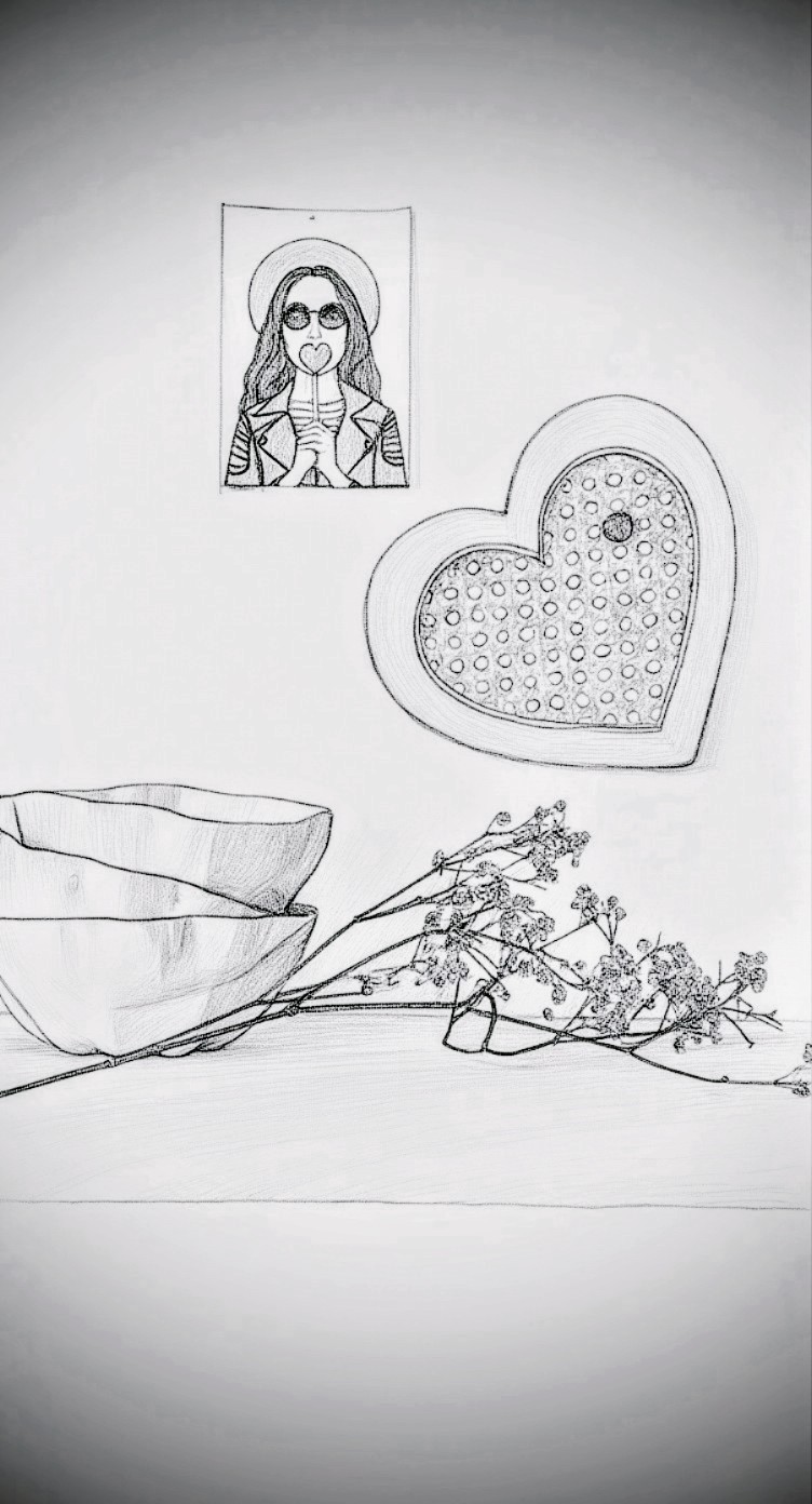 décoration murale à personnaliser coeur