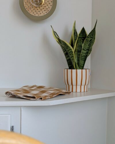 luminaire rond bois cannage rotin