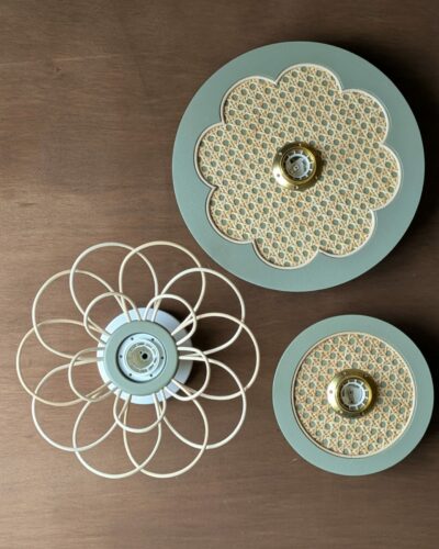 luminaire artisanaux, vert "on dirait le sud"